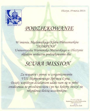 podziękowanie
